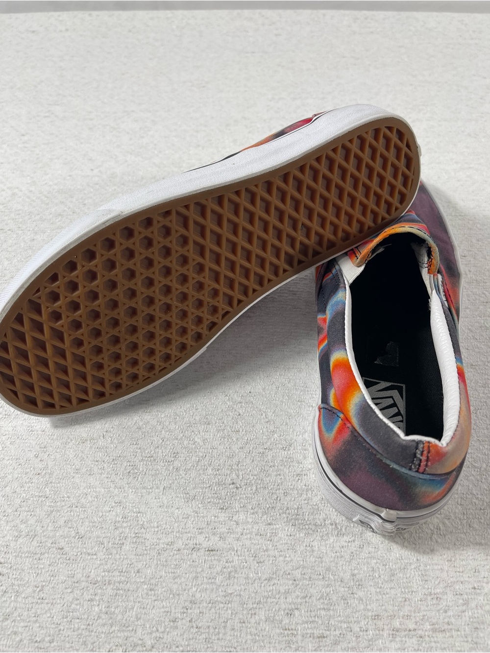 Vans Classic Slip-On Tie-Dye Canvas Sneakers, Unisex Men/9., Women 10.5 Sk#0316. - Picture 4 of 5